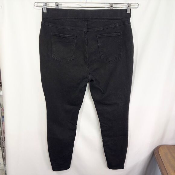 Terra Sky Plus Size 1X Skinny Jeans 16W 18W Jeggings Black Pull‎ On Stretch 466 - Picture 2 of 8